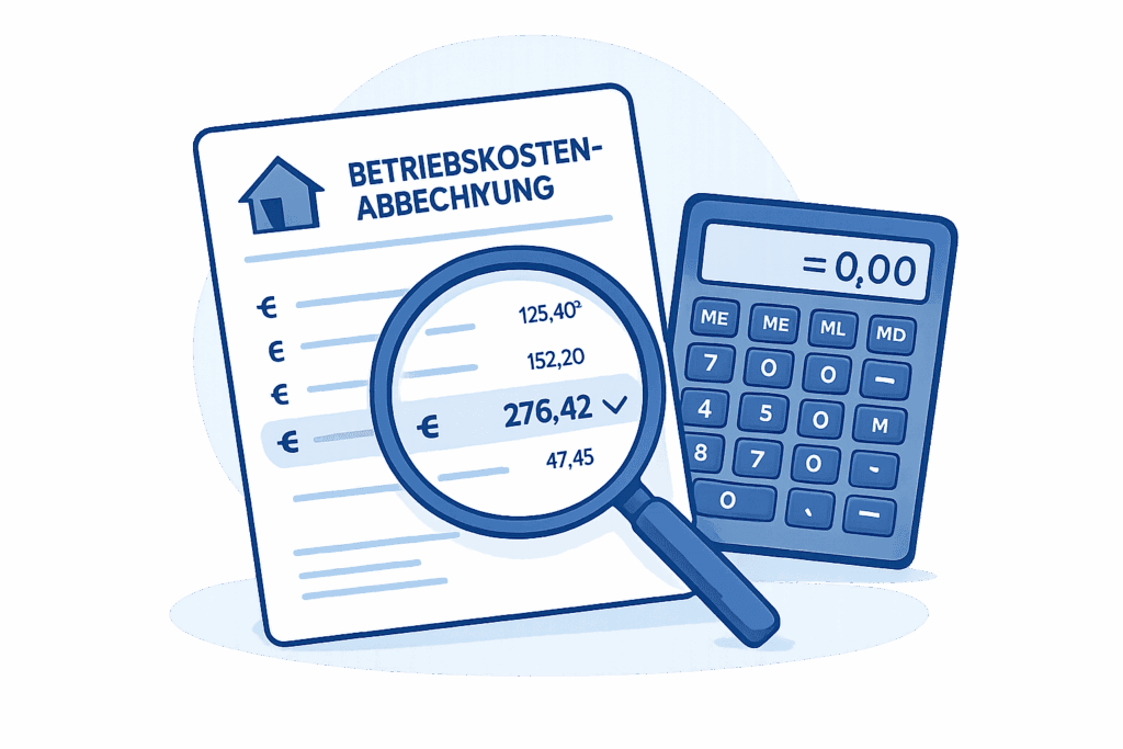 Betriebskostenabrechnung selbst prüfen